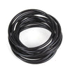 10pcs Black Silicone Bracelets Punk Rock Rubber Band Hip Hop Wristbands Elastic Hairbands Ponytail Scrunchie Bangle Accessories - Image 1
