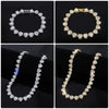 1Pcs Durable Heart-shaped Rhinestone Necklace Alloy 20/45cm Chain Bracelet Shiny Heart Rock Party Jewelry - Image 4