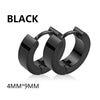 Geometric Stainless Steel Square Triangle Hoop Earrings Men Women Stainless Steel Punk Hiphop Piercing Jewelry - Image 7