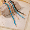(19 cm 17 cm x 4 mm) Gold Plated Multiple Colors Powder Zirconia Bracelet For Women Jewelry - Image 4