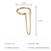 1Pc Minilist Fake Piercing Earcuff Earrings Chain Tassel Line for Woman No Piercing Ear Cuff Women Ear Jewelry - Image 3