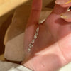 Silver Multi Shape Cut Zircon Bracelets Oval Round Rectangle Crystal Thin Link Wrist Chain for Women Jewelry - Image 3