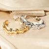 Exaggerated Irregular Cuff Bracelets for Women Punk Gold Silver Color Glossy Opening Plastic Bangle Female Jewelry - Image 4
