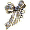 Baroque Rhinestone Bow Design Brooch，Unisex, Couple's Accessories, Party Favors，Suit Coat Skirt Decoration，Enhance Charm - Image 2