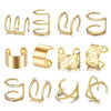 Rhinestone Decor Ear Cuff earring for Woman Ear Summer Christmas Jewelry Gift - Image 14