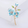 Enamel Hydrangea Brooches for Women Unisex Pearl Flower Pin Plant Lapel Pins Office Party Friend Gifts Jewelry Accessories - Image 22