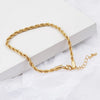 Stainless Steel Link Chain Anklet Gold Color Bracelet For Women Barefoot Beach Leg Chain Summer Jewelry Gift 23.5cm Long - Image 6