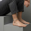 Stainless Steel Anklet for Men,Casual Silver Gold Color Ankles Chain Bracelet Figaro Chain Cuban Chain Anklet - Image 2