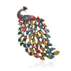 Rhinestones Peacock Brooches for Women Unisex Glass Phoenix Pins Event Party Backpack Decoration Clothes Accessories - Image 9