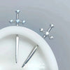 1 Pcs Excalibur Demon Sword Ear Studs, Steel Wing Helix Conch Ear Piercing Jewelry, Anti-allergic Cartilage Earring - Image 4