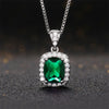 Geometric Cubic Zirconia Pendant Necklace for Women Temperament Female Wedding Neck Accessory Party Jewelry - Image 26