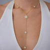 Sexy Women Long Chain Micro Pave Cz Star Northstar Charm Link Chain Y Lariat Necklace Choker Jewelry - Image 4