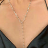 Colourful Long Tassel Necklace for Women Shiny Rhinestone Crystal Zircon Choker Bohemian Statement Jewelry Gifts - Image 6