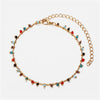 Colorful Crystal Beads Anklets for Women Boho Gold Color Chain Ankle Bracelet Leg Bracelet Ocean Beach Foot Jewelry - Image 6