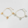 Two Piece Imitation Pearl Anklet Set with Adjustable Chains - Image 11