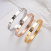 Stainless Steel Enamel Bangle in 4 mm or 6 mm Width - Image 2