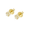 Crmya Gold-color Stud Earrings for Women Cute Small Piercing Cubic Zirconia Imitation Pearl Earrings Set Jewelry - Image 18