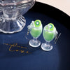 Summer Sweet Resin Drink Cup Dangle Earrings for Women Girl Kids Popsicle Beer Milk Tea Ice Cream Drop Earrings - Image 35