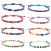 Bohemia Colorful Woven Anklets Bracelet Summer Adjustable Rope Braided Anklets Handmade Fabric Bangles for Men Women Children - Image 2
