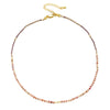 Cute Small Faceted Bead Stone Choker Necklace Spinel Lapis Lazuli Amazonite Tourmaline Agate Amethyst Cute Gift - Image 8