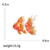 Enamel Goldfish Pins for Women Unisex Enamels Animal Brooches Banquet Party Backpack Gifts Jewelry Accessories - Image 2