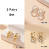 Stainless Steel Gold Color Geometric Square Hoop Earrings for Women Huggie Punk Hip-Hop Metal Round Circle Party Jewelry - Image 10