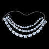 Large Rhinestone Necklace Statement Jewelry for Women Christmas Party Gifts Multi Row Crystal Collar Choker Necklace
