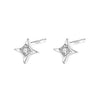Silver Zircon Star Tiny Stud Earrings for Women Jewelry Minimalist Ear Hole Care Accessories Gifts Earrings for Women - Image 6