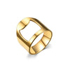 Titanium Stainless Steel Creative Bottle Opener Ring Jewelry For Unisex Punk Simple Party Bar Gift - Image 10