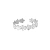Dainty Flowers Stainless Steel Bracelet Gold Color Open Cuff Bangle for Women Wedding Jewelry Vacation Party Accessories Gifts - Image 12