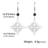 Triquetra Witch Knot Drop Earrings Stainless Steel Trinity Irish Knot Symbol Earrings for Women Vintage Jewelry Gift - Image 13