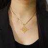 Stainless Steel Witchcraft Witch Knot Geometry Long Chain Necklace for Women Viking Pendant Chain Necklace Jewelry Gifts - Image 5