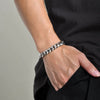 6mm/8mm/10mm Bold Cuban Chain Bracelets for Men, Black Stainless Steel Miami Curb Links Wristband, Chunky Male Boy Jewelry - Image 3