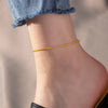 Stainless Steel Snake Chain Anklet for Women Summer Beach Gold Color Anklets Jewelry - Image 28