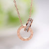 Stainless Steel Famous Roman Numerals Pendant Necklace For Woman Woman Necklace Jewelry - Image 5