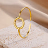 Stainless Steel Shell and Starfish Cuff Bangle in Multiple Styles - Image 15