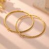 Stainless Steel Bracelet for Women Gold Plated Bangles Jewelry Party Wedding Birthday Gift - Image 1