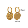 Pvd Golden Stainless Steel Hoop Earrings Craftsmanship Mysterious Jewelry Accessories Dangle Earrings for Women Gift Daily Boho - Image 7