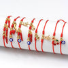 Lucky Eye Heart Chili Turkish Evil Eye Charm Bracelet Copper Beads Adjustable Braided Rope Bracelet for Women Men Girls Jewelry - Image 6