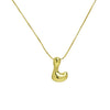 Creative A-Z Balloon Bubble Letter pendant Neckalce for Women Gold Plated Chunky Initial Necklaces Jewelry Birthday Gift - Image 20