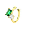 1Pc Hollow Geometry Rainbow CZ Cuff Wrap Clip On Earrings Women Girls Climber Ear Cartilage Bone Clips Fake Earring Non Piercing - Image 17