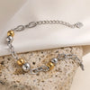 316L Stainless Steel Beads Link Chain Bracelet Bangles For Women Daily Wear Wrist Chain Jewelry Gift - Image 5
