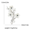 Enamel Plum Blossom Pin for Women Unisex Pearl Branch Brooch Office Party Friend Gifts Jewelry Accessories - Image 9