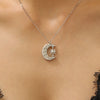 Star Moon Rhinestone Necklace For Women Simple Titanium Steel Zircon Choker Chain Jewelry Accessory Daily Party Gift - Image 2