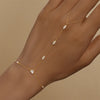 Silver Star/Evil Eyes Blue/White Zircon Bracelet Finger Design For Women Hand Chain Bracelet Party Jewelry - Image 3