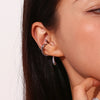 Simplified Liquid Bending Ear Clip Stainless Steel Women's Earrings Daily Women's Jewelry - Image 5