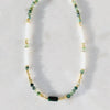 The Small Fresh Green Stone Beaded Necklace Copper Alloy Bigeville Eye Pendant Decoration Women Gilrs Birthday Gift - Image 19