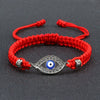 Turkish Evil Eye Braided Red Rope Lucky Bracelets Men Women Gold Silver Color Zircon Charm Bracelets Friendship Jewelry - Image 1
