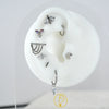 Titanium CZ Four-Point Star Flat Back Stud Earring Helix Cartilage Monroe Medusa Tragus Piercing - Image 18