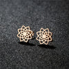 Bohemia Cute Flower Earrings for Women Golden Color Stainless Steel Earrings Daisy Wedding Jewelry Gifts - Image 8